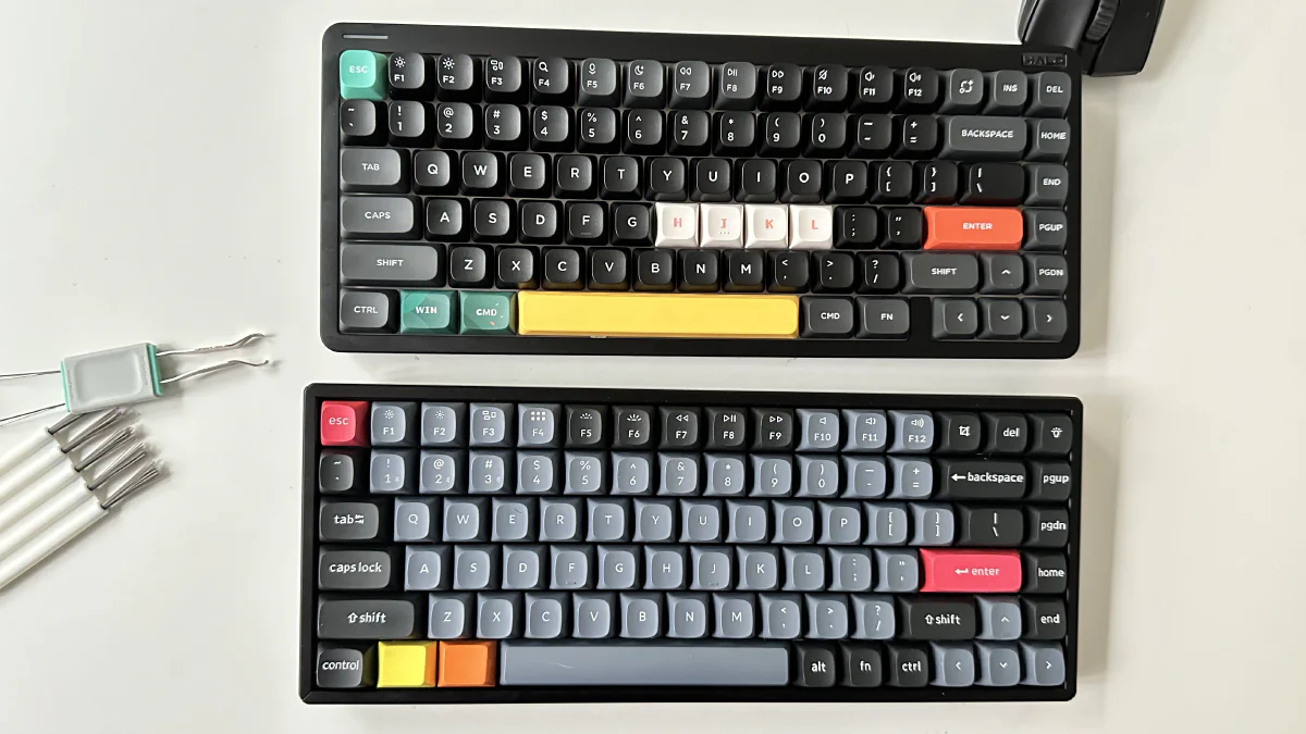 Keycaps reinstalled